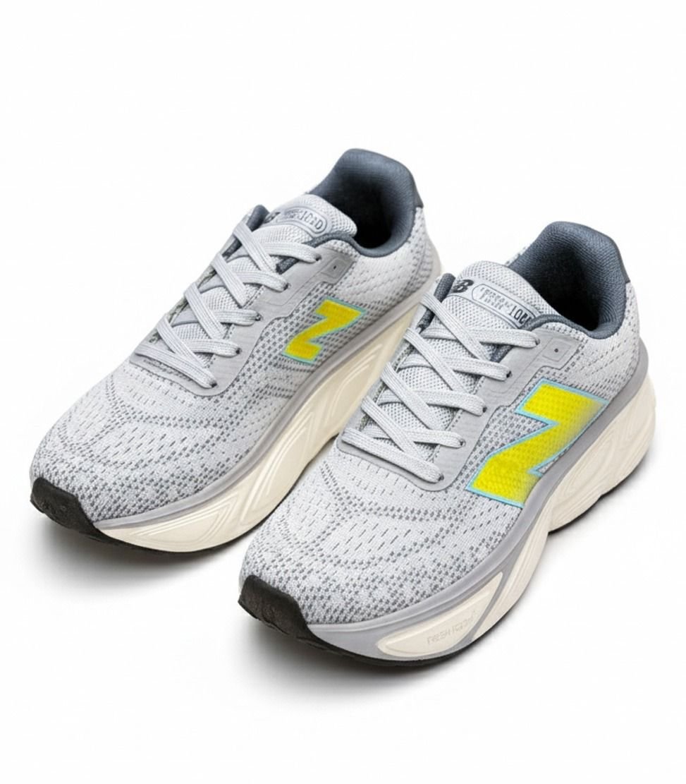 New Balance Grey & Yellow - Image 3