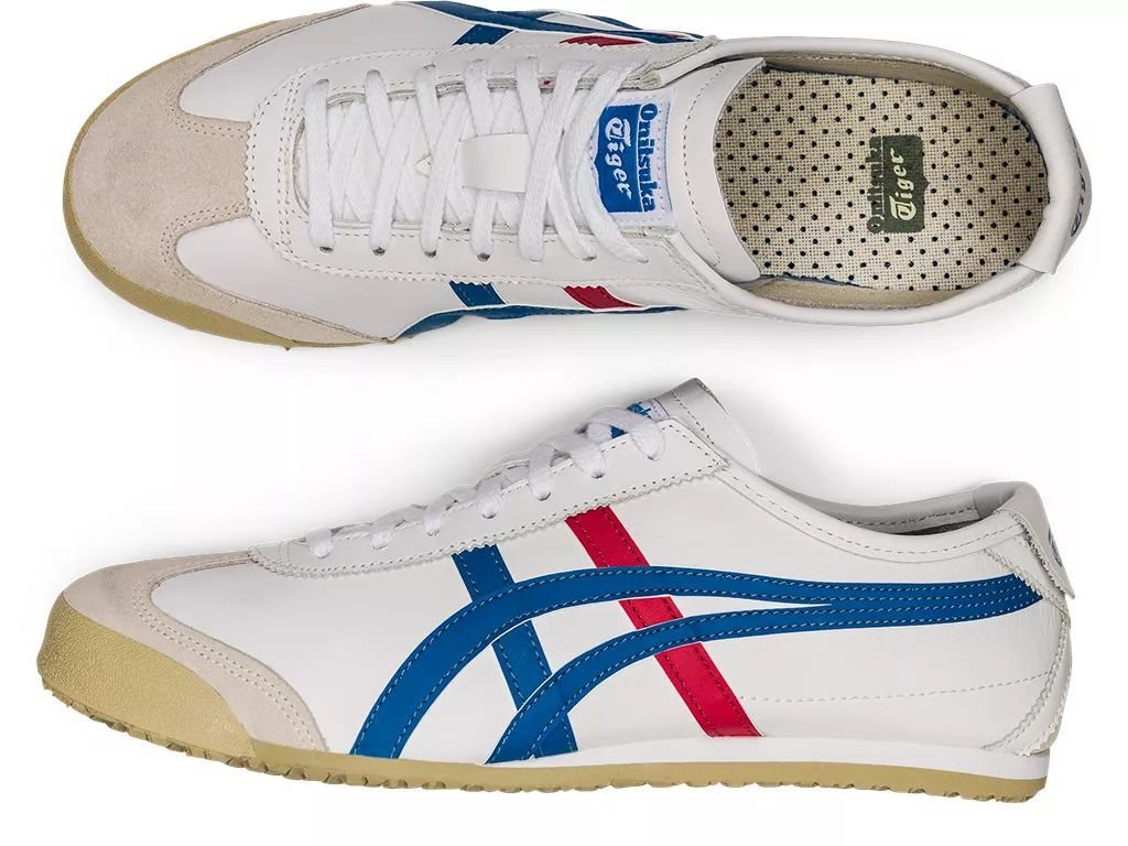 Onitsuka Tiger Mexico 66 – White/Blue/Red OG - Image 4